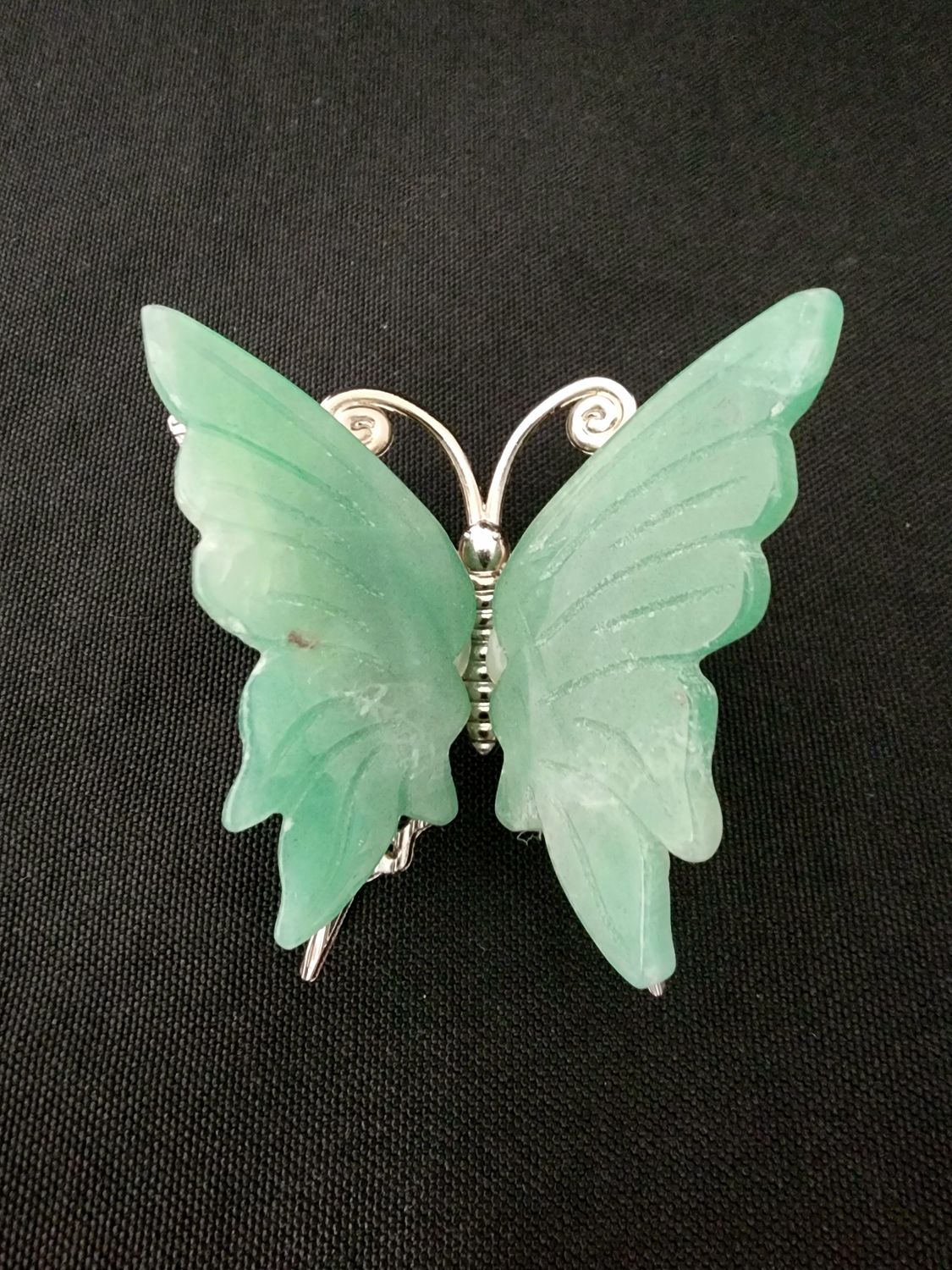 Crystal Butterfly - Green Aventurine