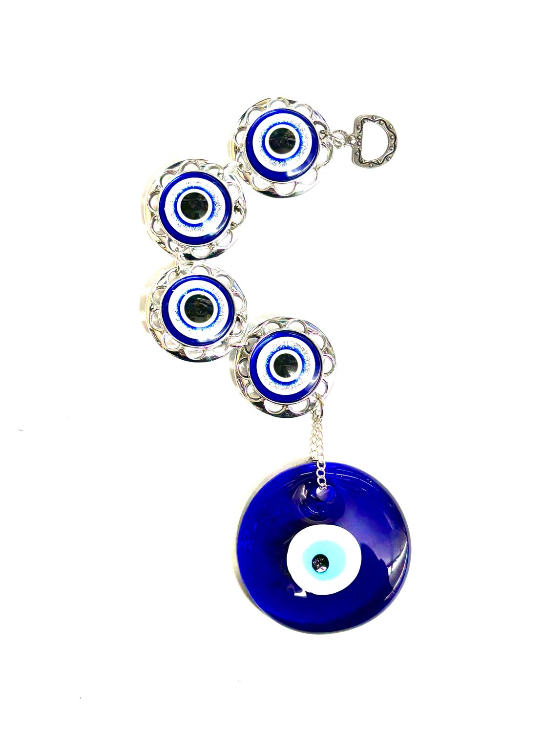 5 Evil Eye Glitter Wall Hanging 11"