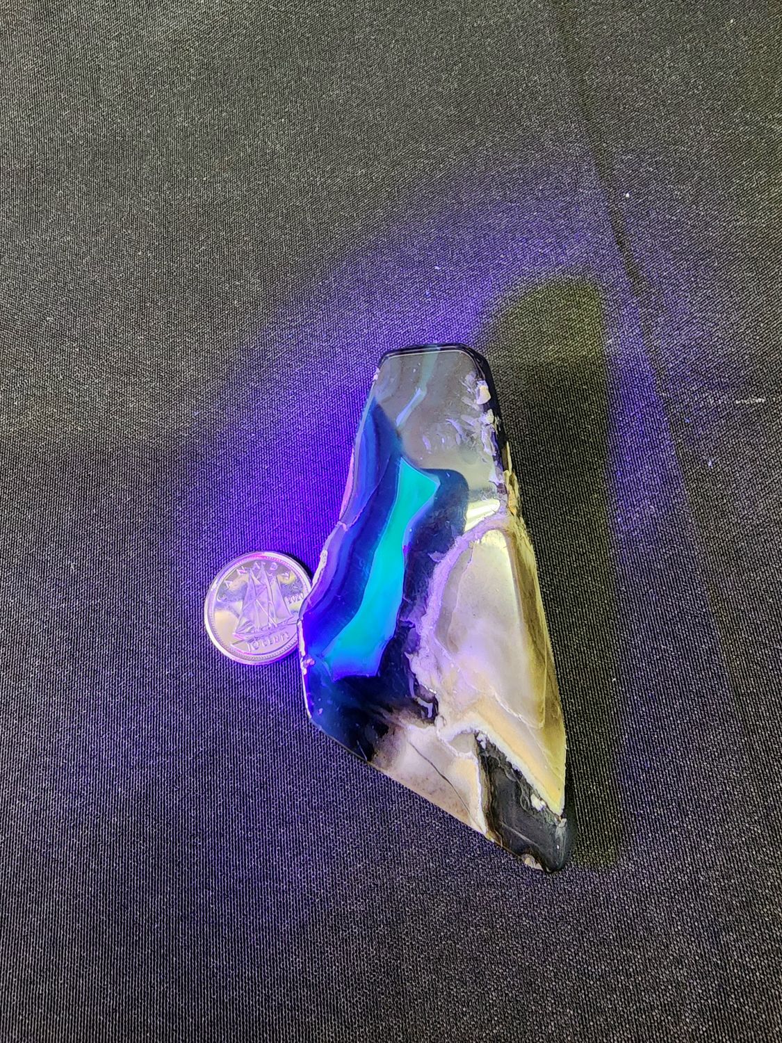 Volcano Agate Polished Chunks / Tumbled UV-Reactive quality