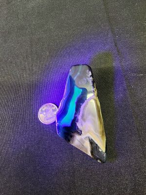 Volcano Agate Polished Chunks / Tumbled UV-Reactive quality