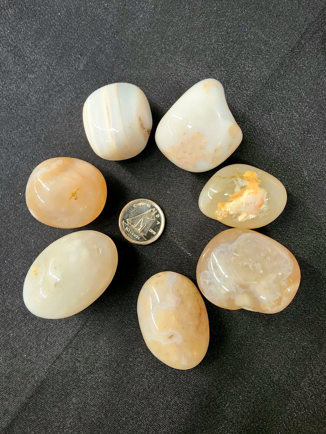 Flower Agate / Cherry Blossom Agate Tumbled
