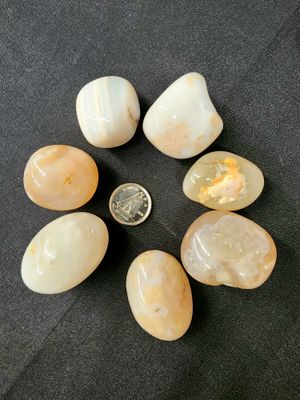 Flower Agate / Cherry Blossom Agate Tumbled