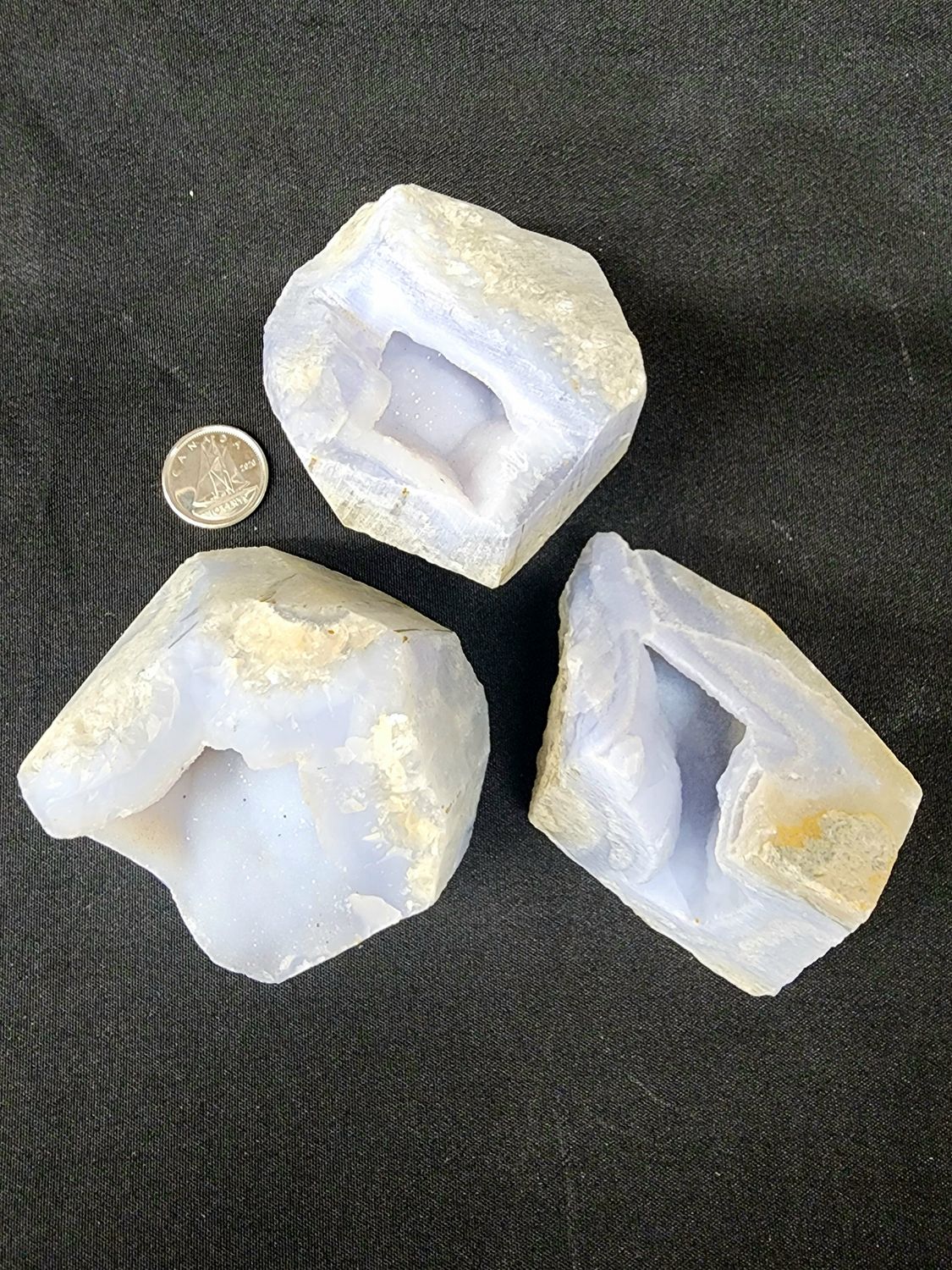 Blue Lace Agate Geode Small B