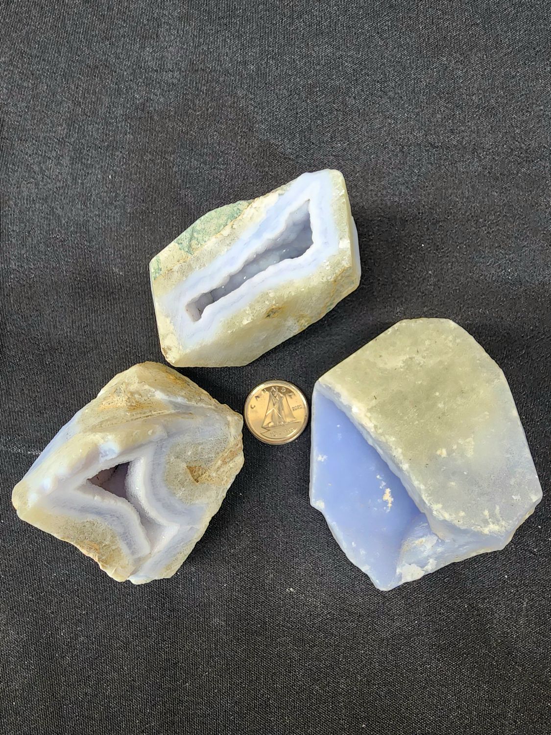 Blue Lace Agate Geode Small A