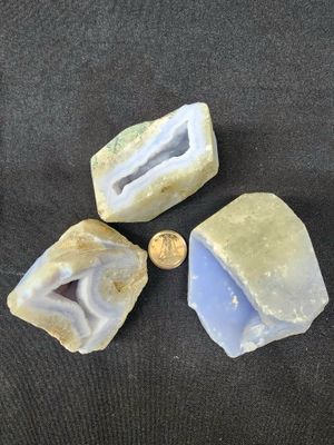 Blue Lace Agate Geode Small A