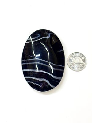 Black Sardonyx Palmstone A