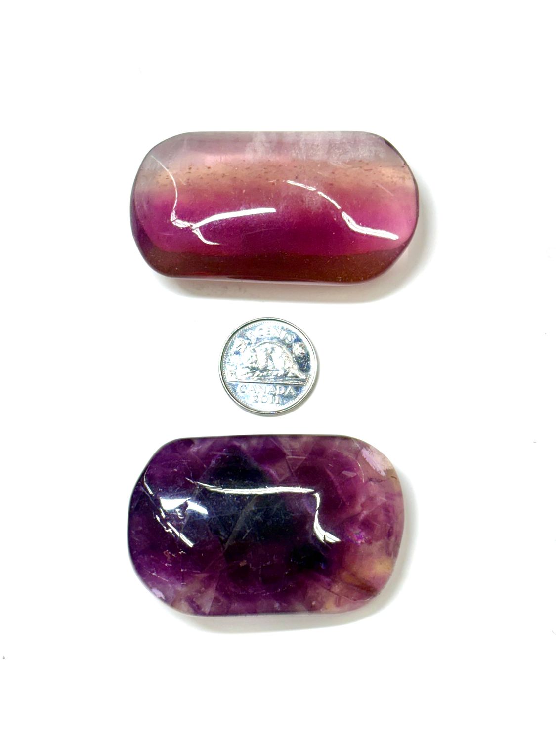 Rainbow Fluorite Palm Stone A