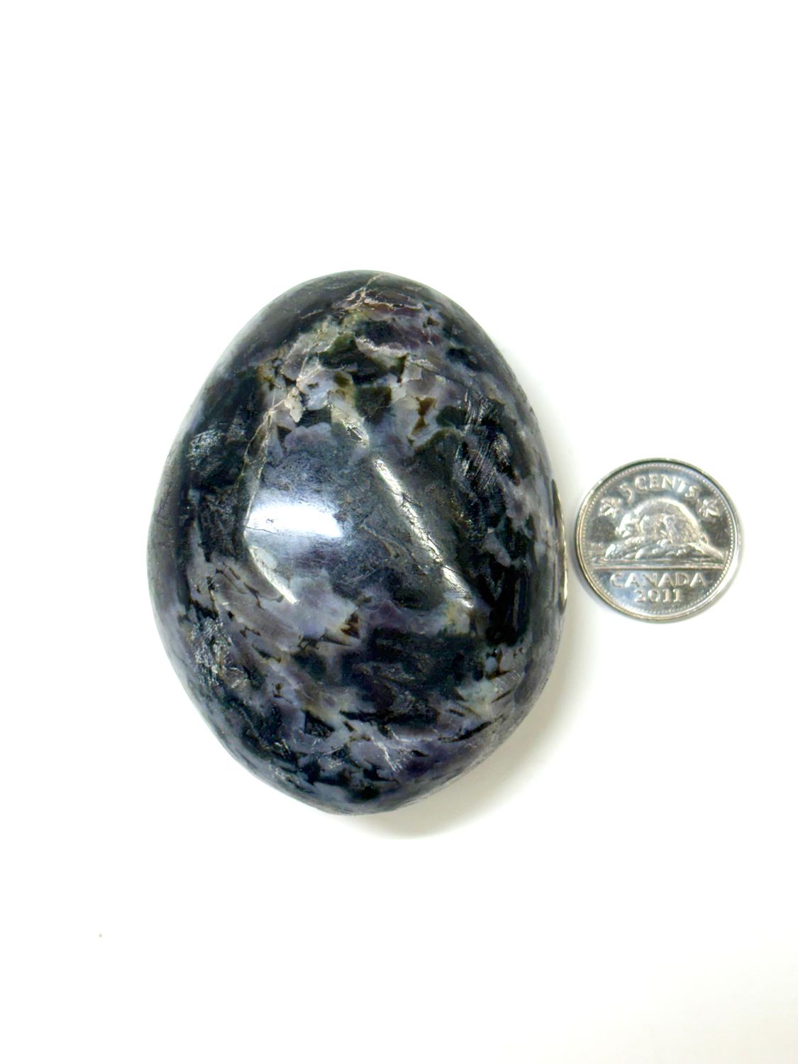 Mystic Merlinite / Blizzard Stone / Indigo Gabbro Palm Stones A