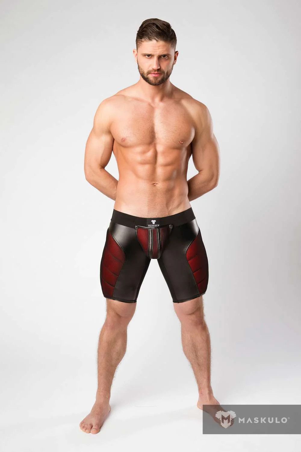 Maskulo Armored Zipped Cycling Shorts