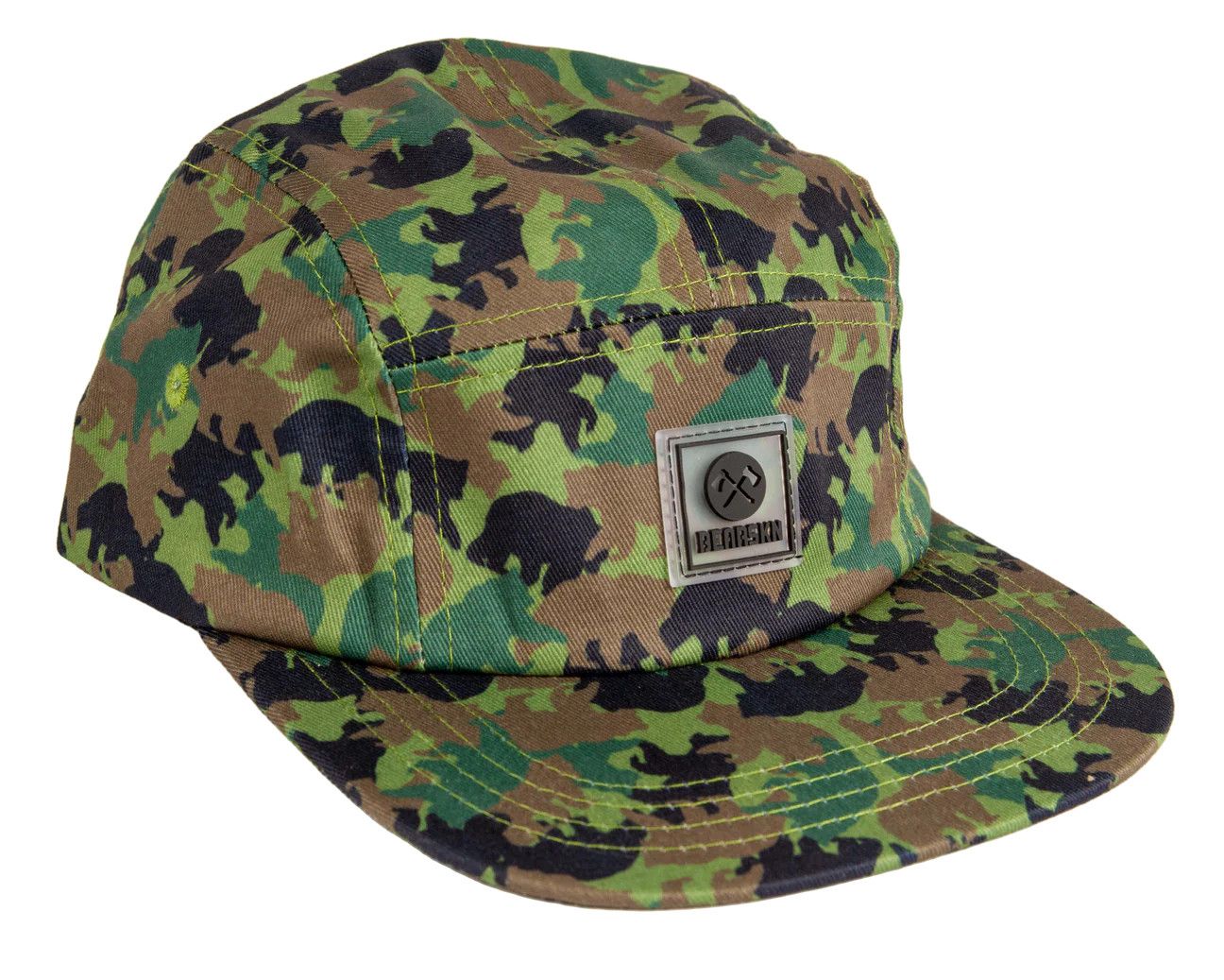 BearSkn 5-Panel Hats, Color: Bear Hunter, Size: M/L