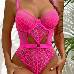 Sheer Sexy Lingerie Bodysuit
