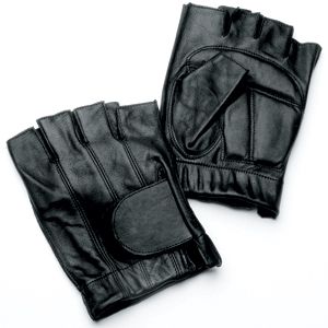 Anti-Vibration Gel-Pad Deerskin Fingerless