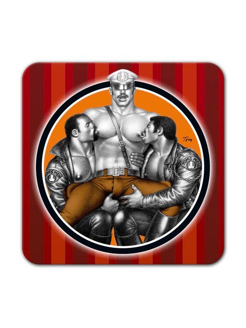 Tom of Finland Coaster, Glow: Nip &amp; Tuck