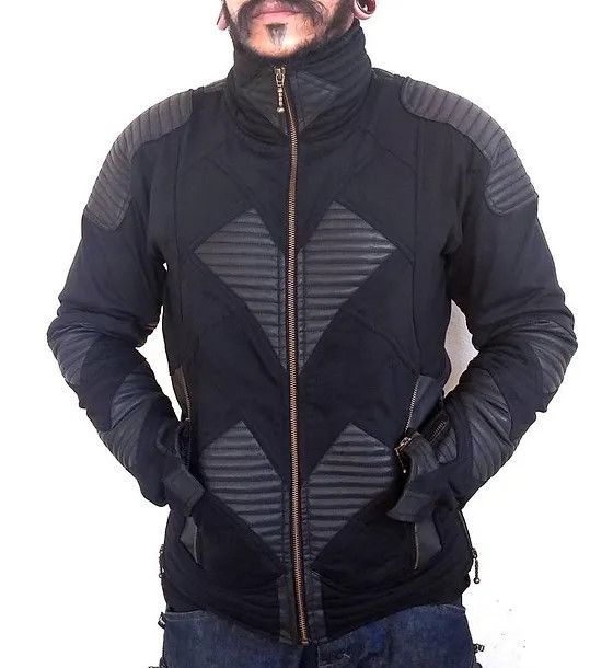 Butcher Apparel - Chopper Biker Jacket - LARGE - BLACK
