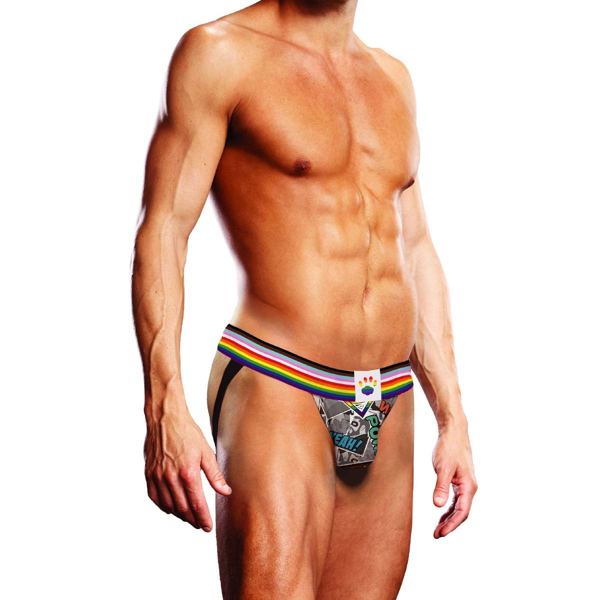 Comic Book Underwear, Color: Comic Book /Multi, Size: SM, Style: Jock