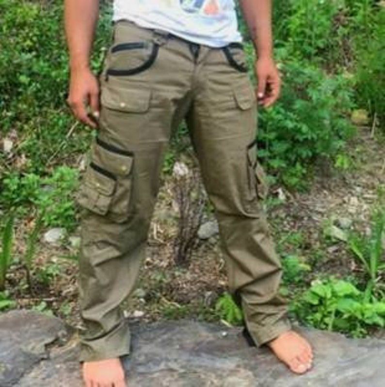 Saw Cargo Pants-Khaki-XL