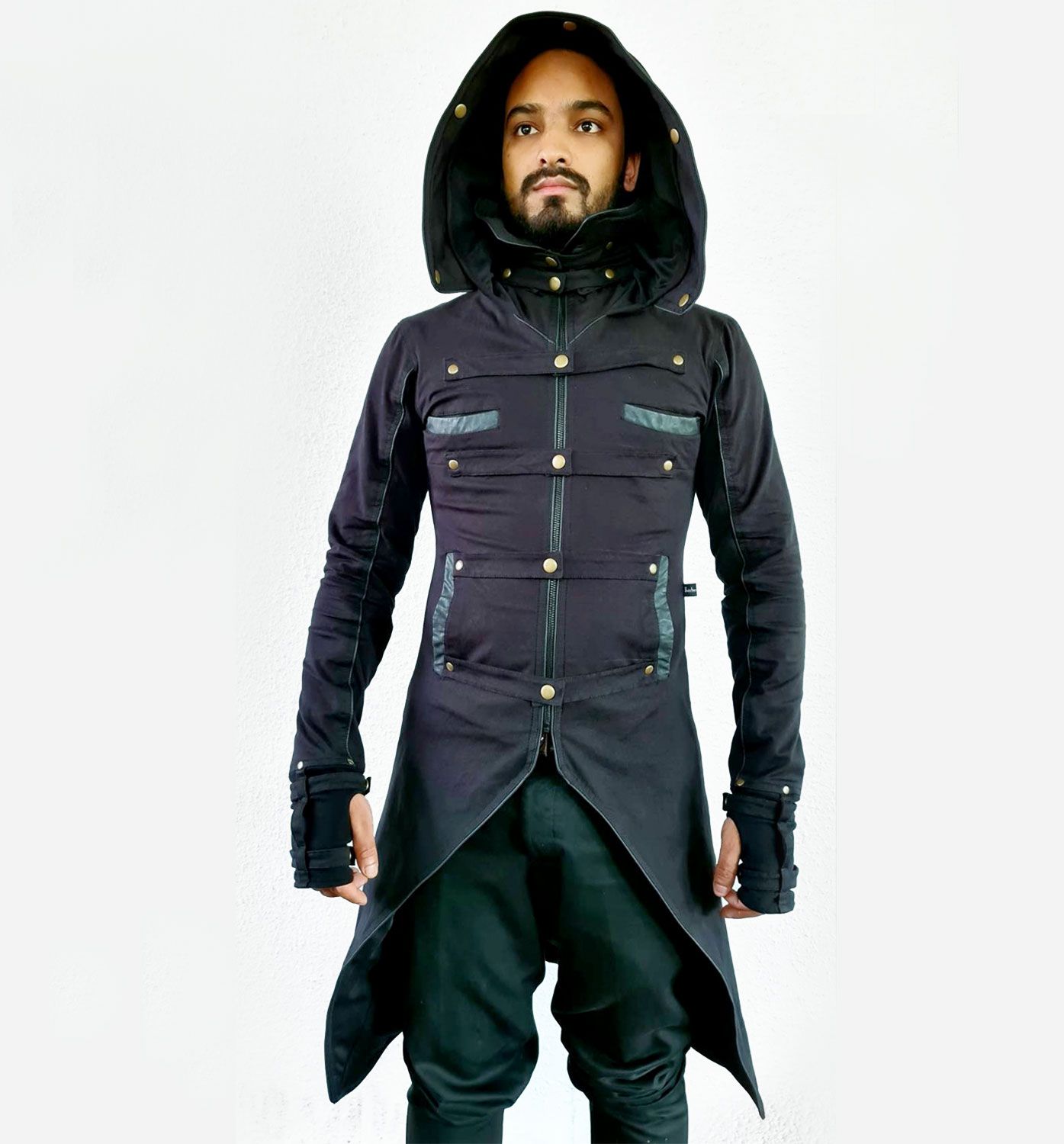 Snake Eyes Victorian Goth Jacket XL Black