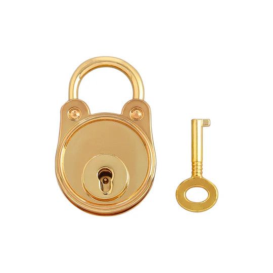 1&quot;  Gold Padlock