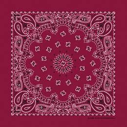 Classic Bandanas I, Color: Burgundy