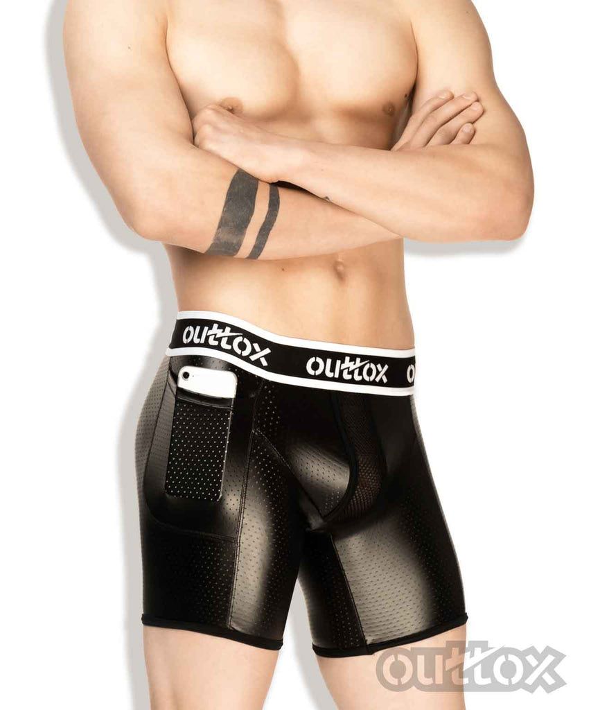 Outtox Zippered Rear Cycling Shorts