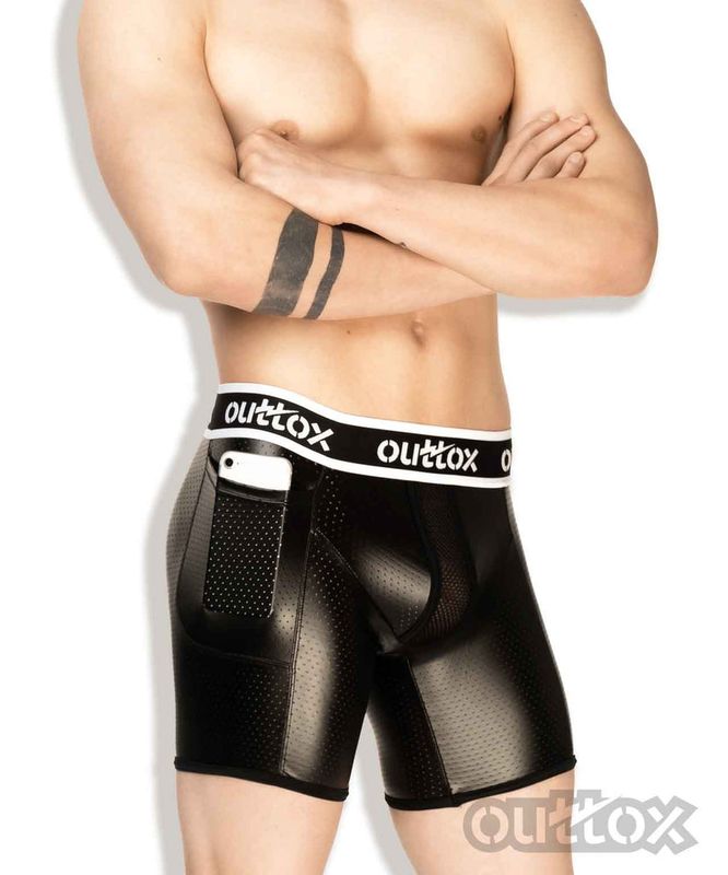 Outtox Zippered Rear Cycling Shorts