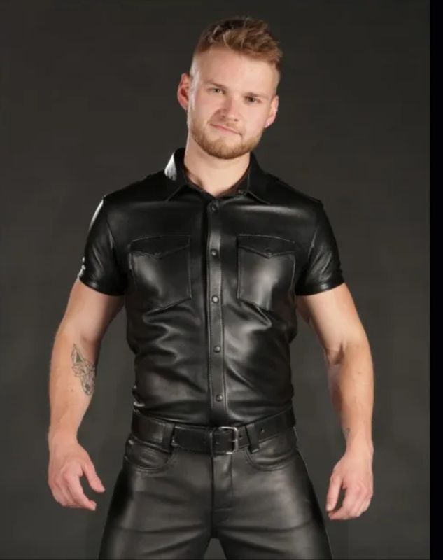 Mr. S Leather - Lambskin Classic Shirt
