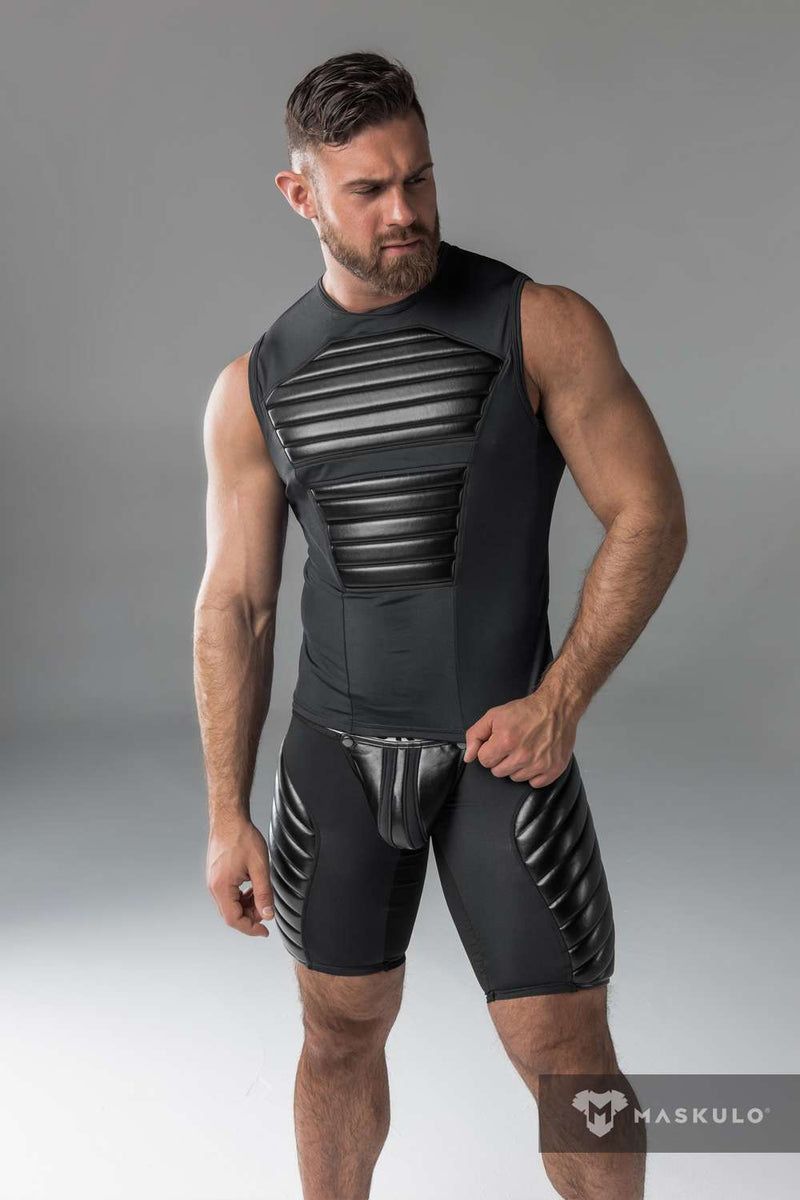Maskulo Armored Tank Top - Front Pads