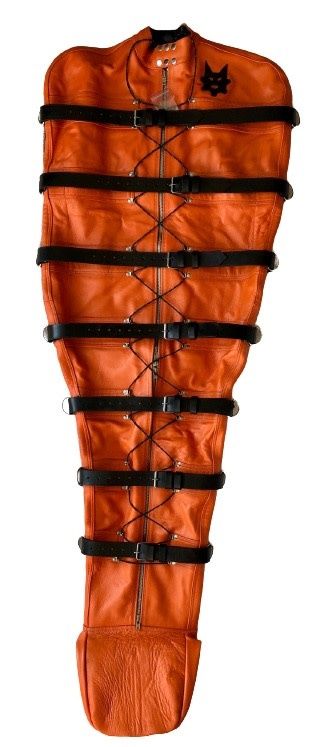 Orange &amp; Black Leather Sleep Sack
