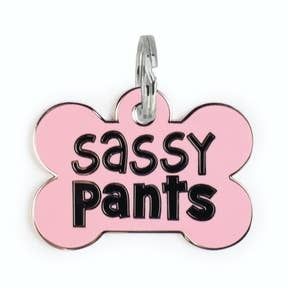 Sassy Pants- Bone Charm- Pink