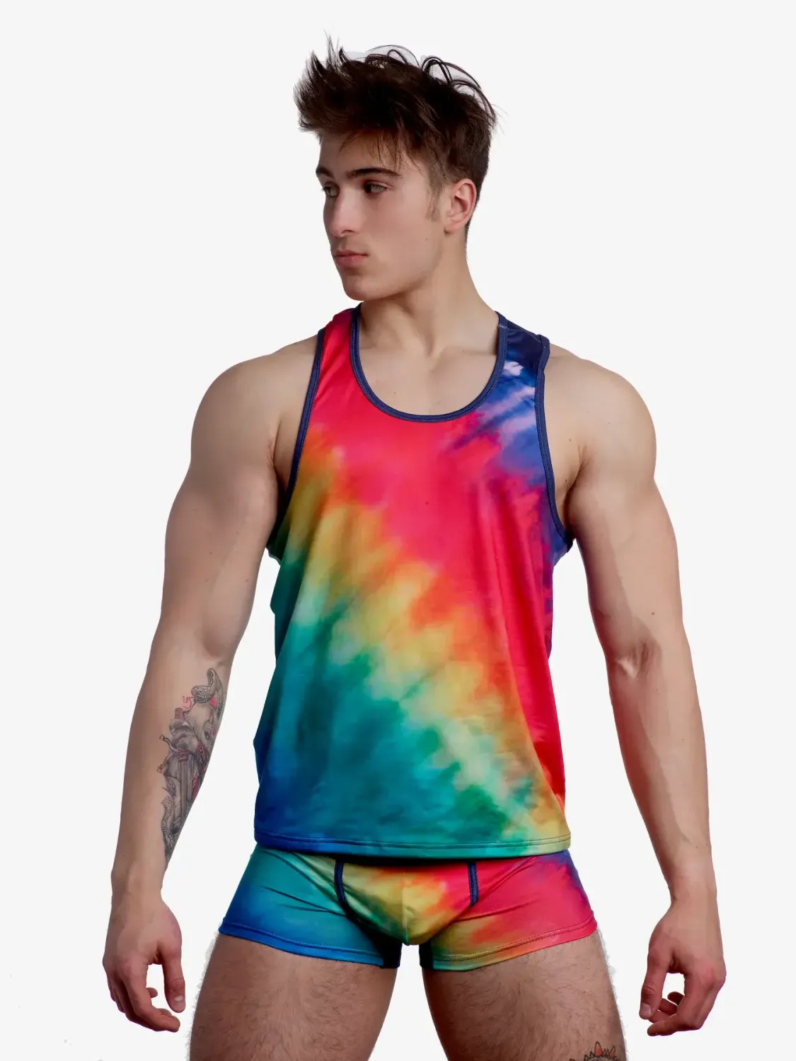 Rainbow Tie Dye Tank 