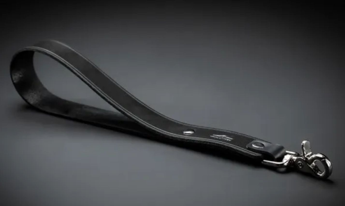 Mr. S Leather - Leather Short Leash - Black - One Size