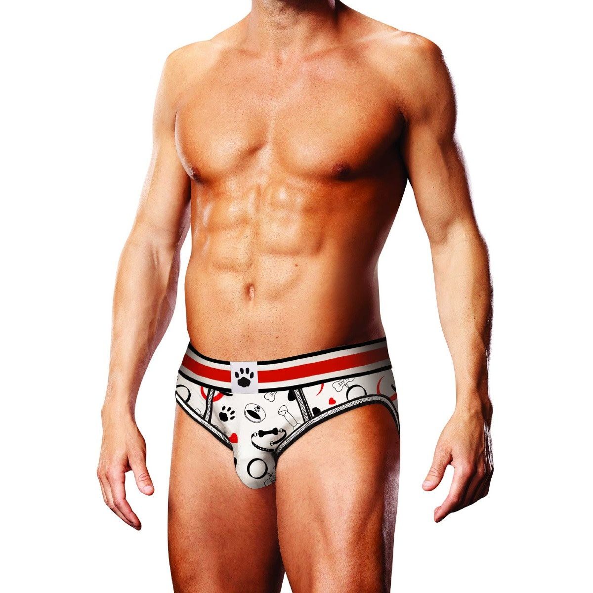 Prowler Puppie Print Underwear Collection Open Back Brief