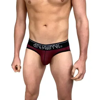 Syrah Red Mesh Jock