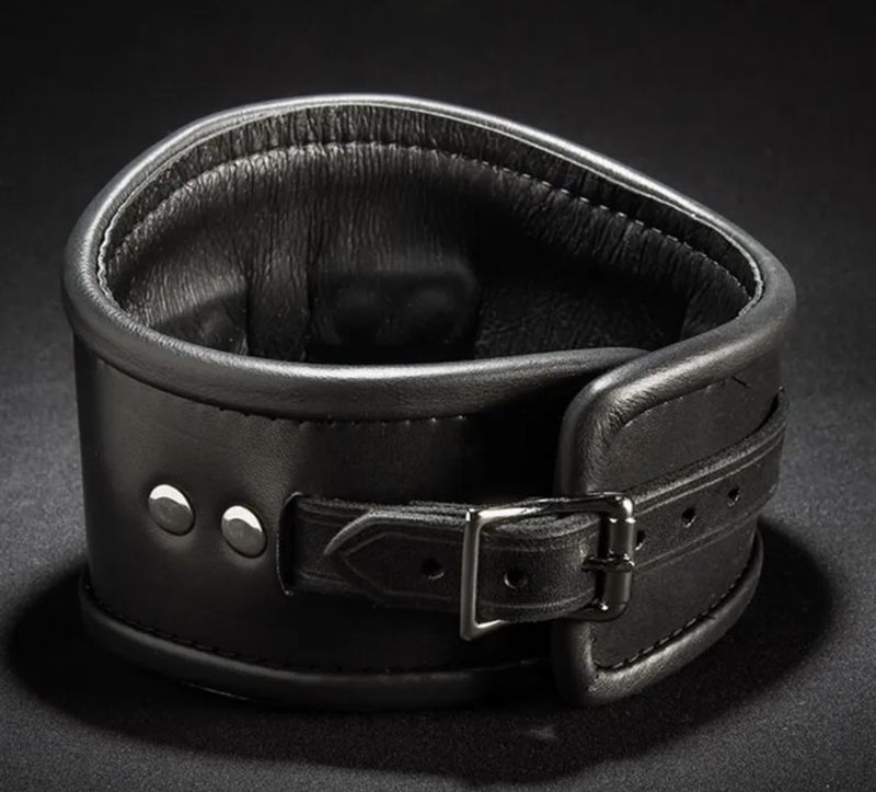 Mr. S Leather - Simple Posture Collar - Black -One Size