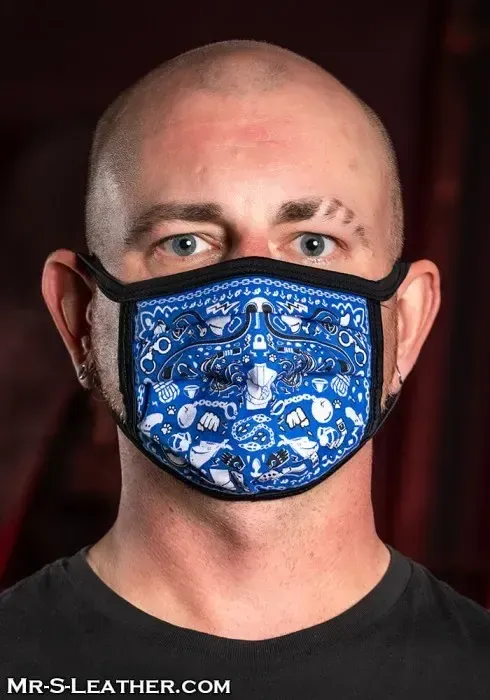 Mr. S Leather - Reversible Kinky Face Mask- One Size