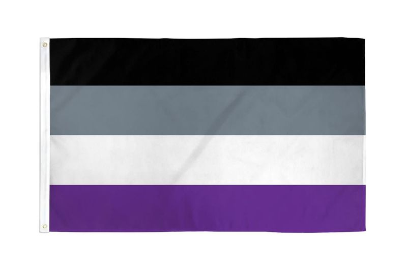 Asexual Flag 3ft x 5ft