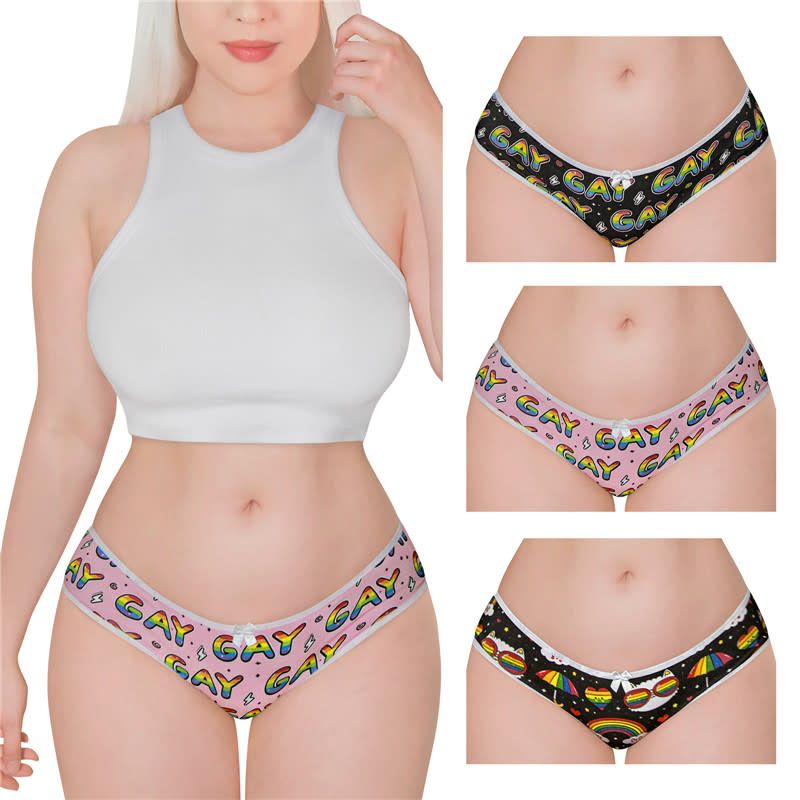 Pride 3 Pieces Pack Panties Set