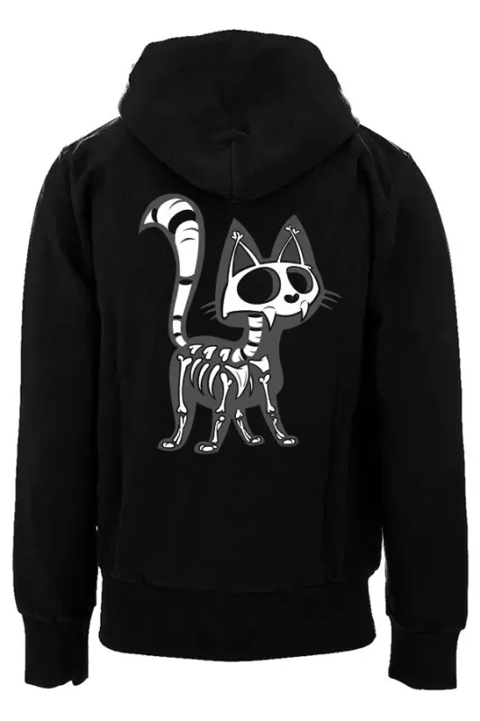 Skelekitty - Zip Hoodie