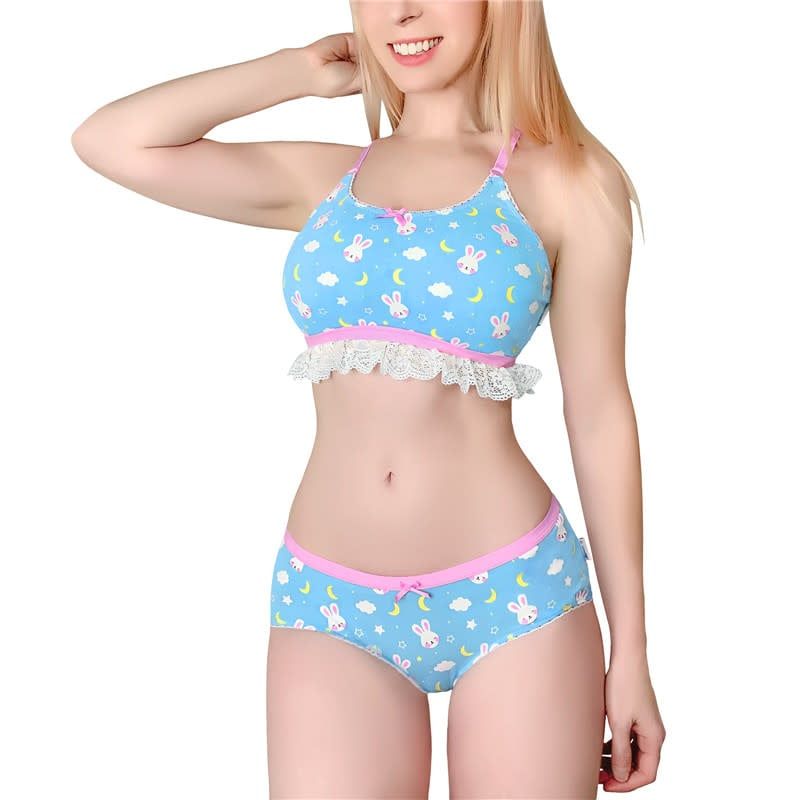  Snuggle Bunny Lingerie Set Blue