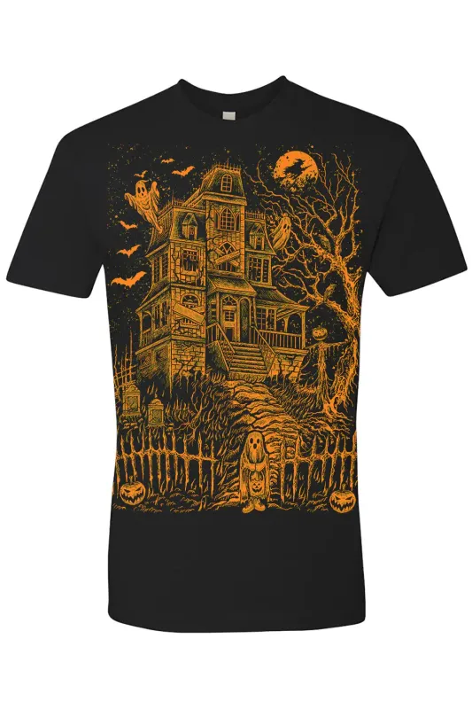 Haunted Mansion Tee (Pumpkin Orange)