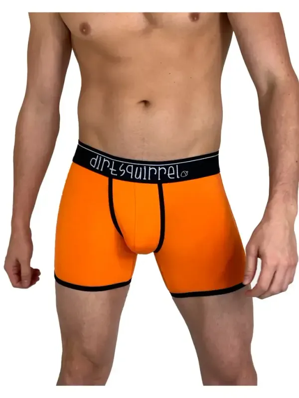 Tangerine Orange Bamboo Boxer Brief 