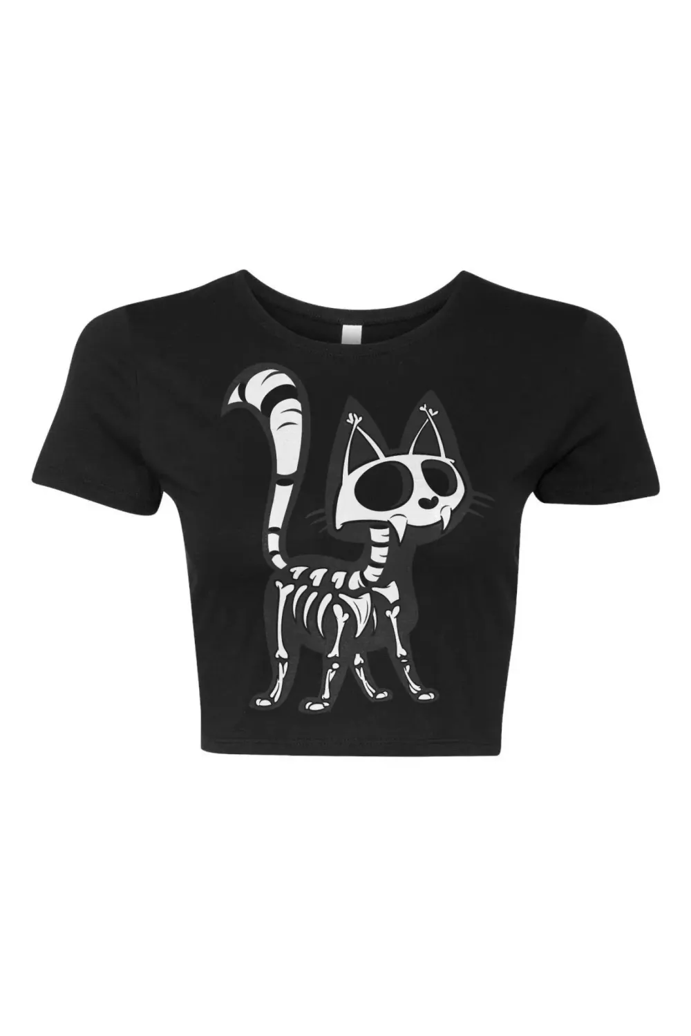 Skelekitty Crop Top 