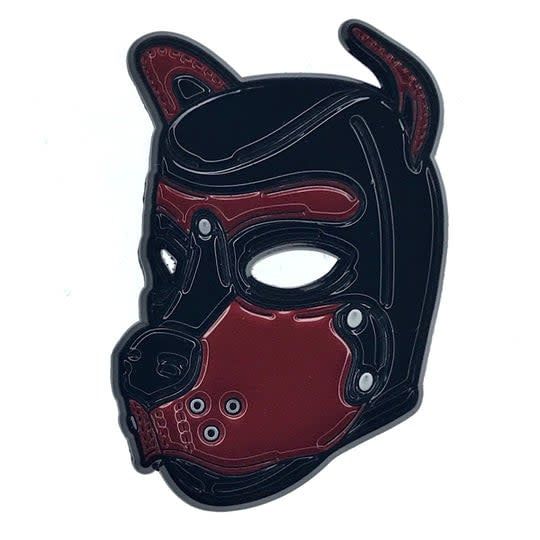 Puppy Hood Enamel Pin - Brown