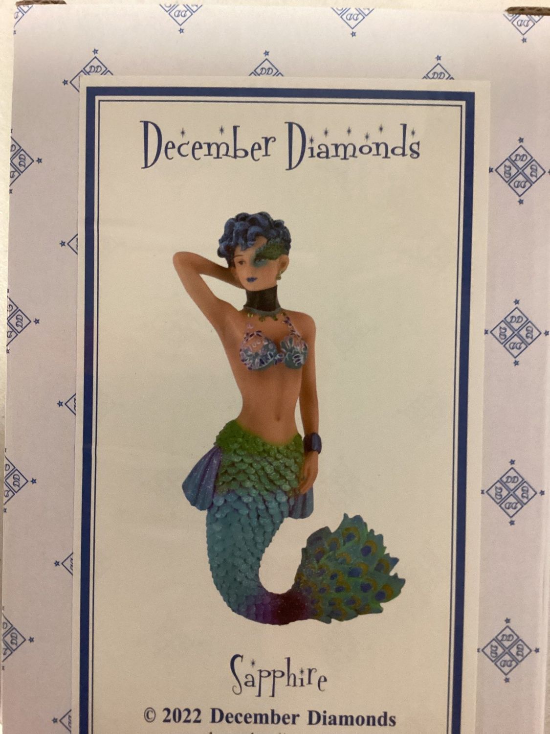 Sapphire - Mermaid Ornament