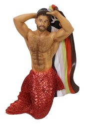 Bear Pride - Merman Ornament