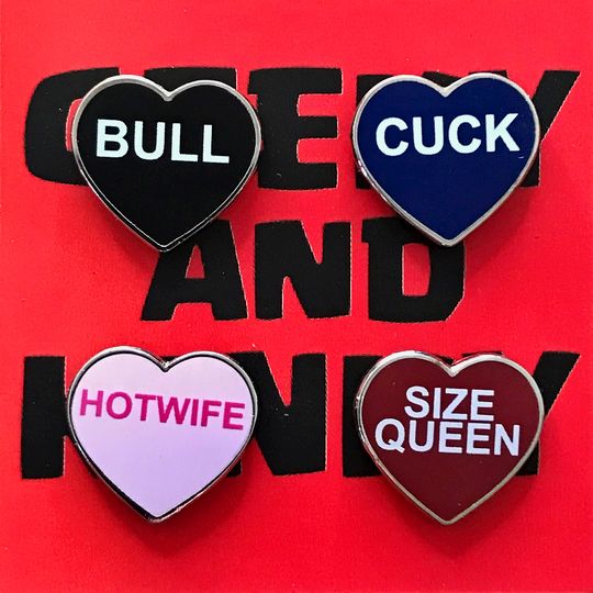 Kinky Hearts Series 4 Enamel Pins - 4