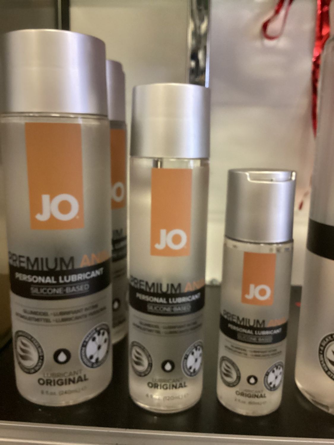 JO Premium Silicone Personal Lubricant ANAL 8oz