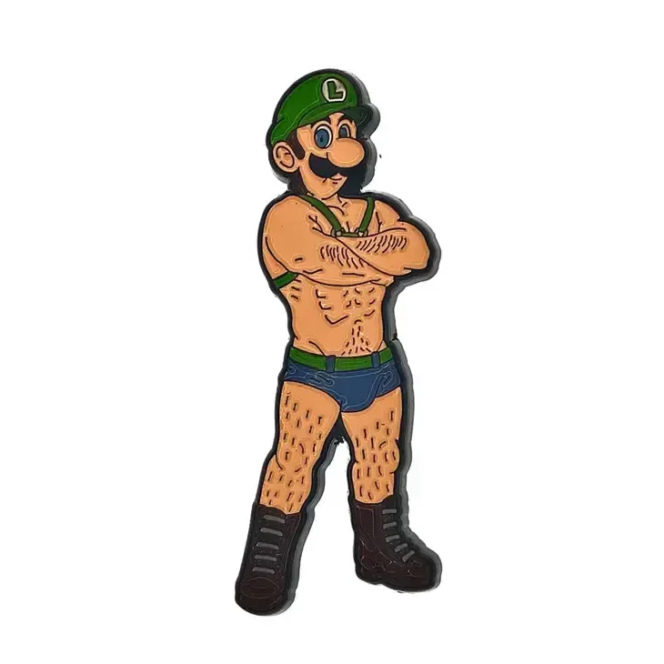 Mustache Bro Enamel Pin