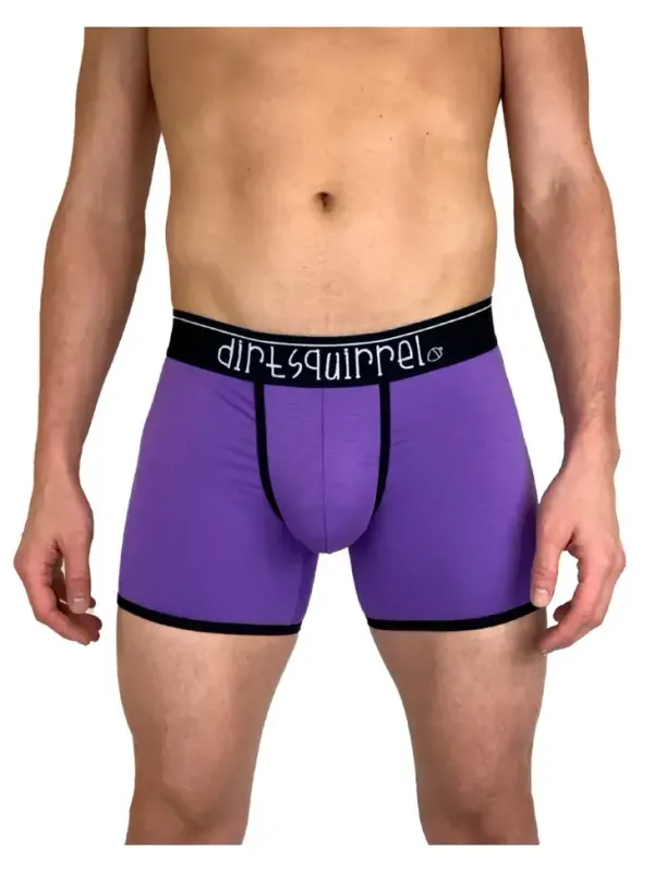 Heliotrope Purple Bamboo Boxer Brief 