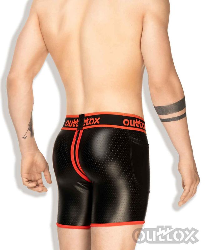 Outtox Zippered Rear Cycling Shorts